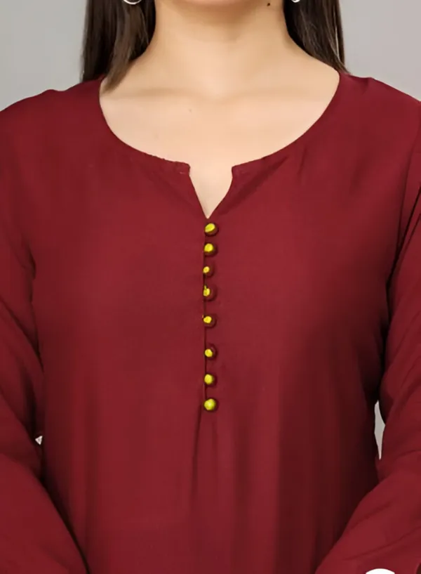 Maroon_Roman_silk_Tunic_Top