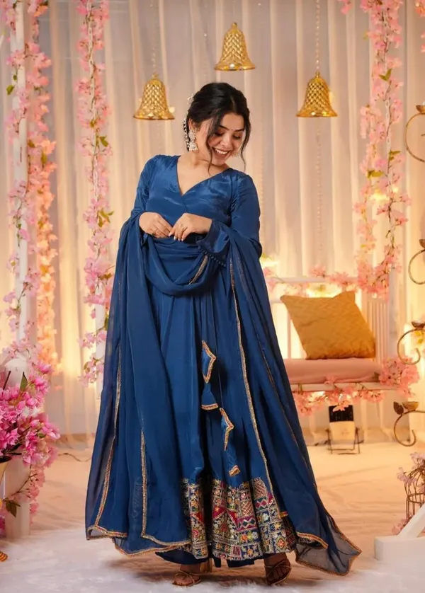 Navy_Blue_anarkali_kurta_with_dupatta_suit