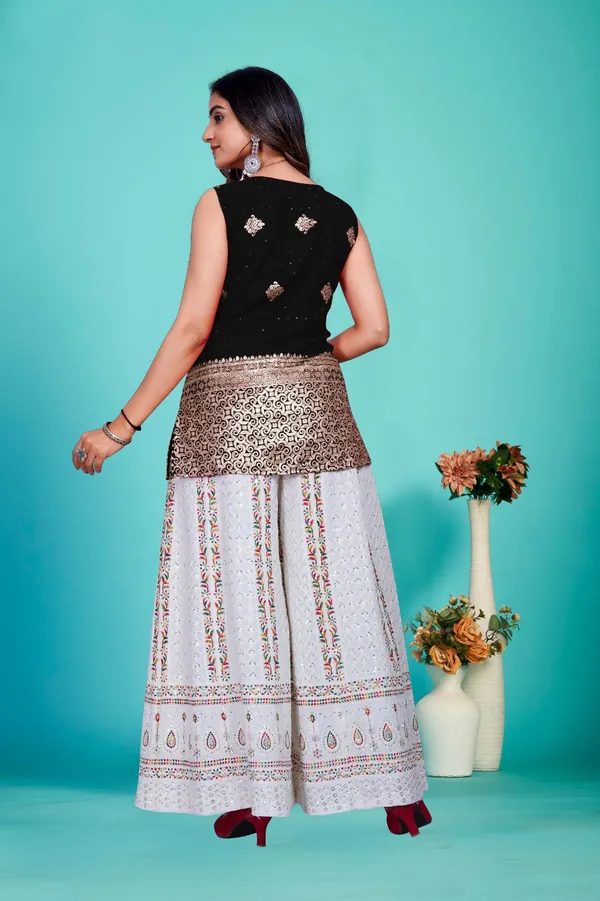 Banarasi_Silk_Black_Tunic
