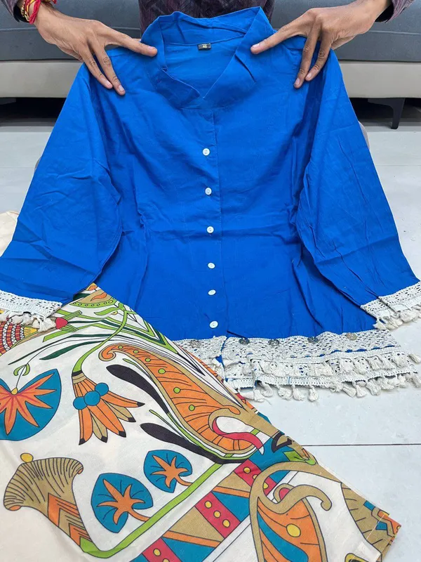 Blue_Shirt_with_Digital_Printed_Palazzo_Pants