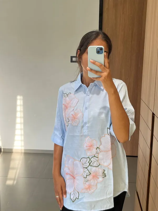 Floral_Embroidered_SkyBlue_Top
