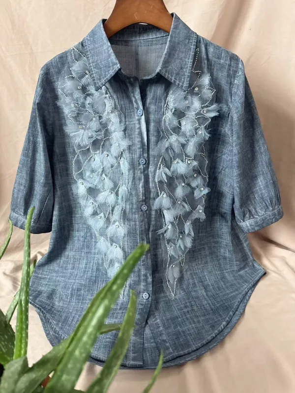 Grey_Floral_Embroidered_Shirt