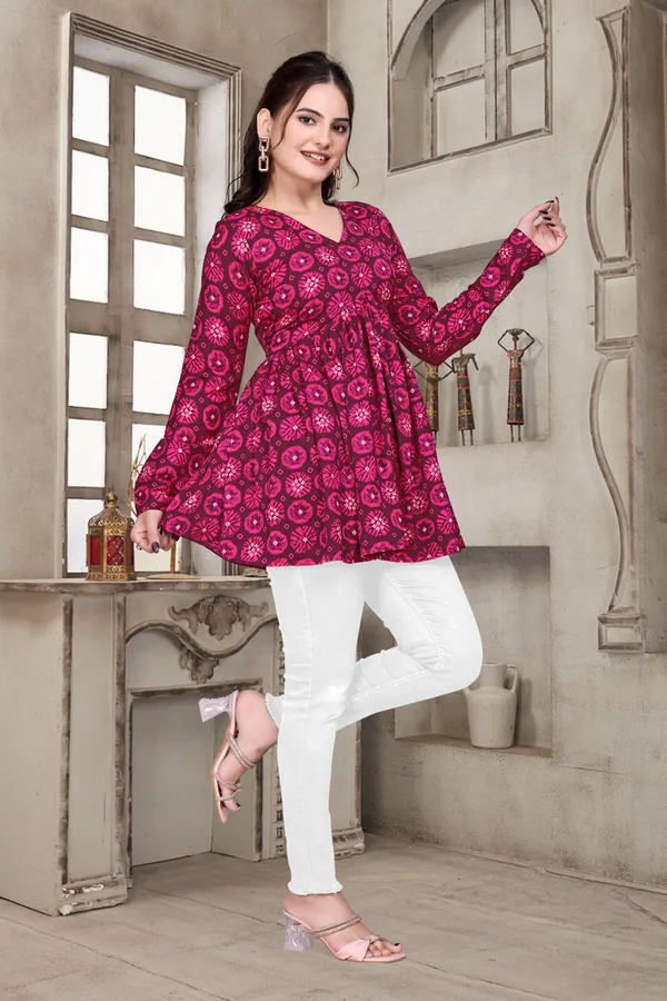 Pink_Printed_Delta_Silk_Top_for_Women