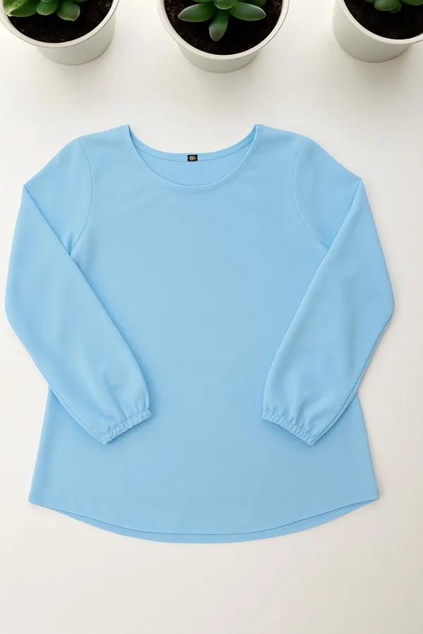 Light_Blue_Georgette_Top_for_Women