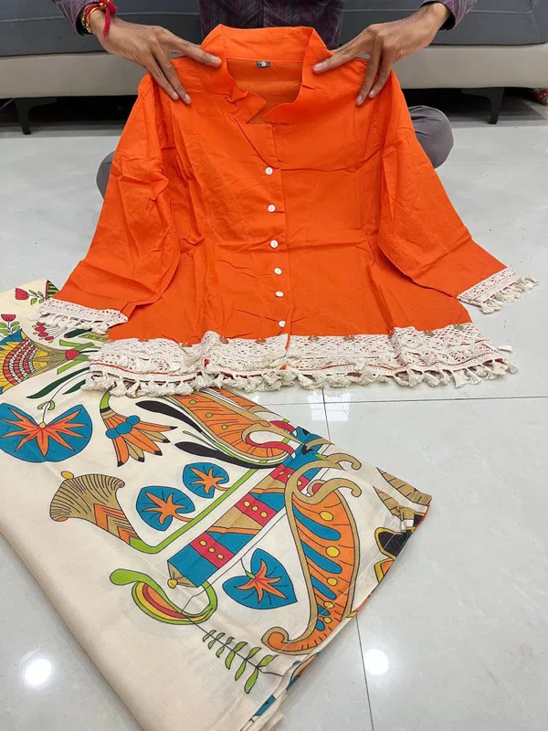 Orange_Shirt_with_Digital_Printed_Palazzo_Pants