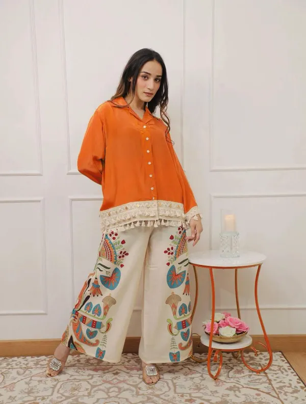 Orange_Shirt_with_Digital_Printed_Palazzo_Pants