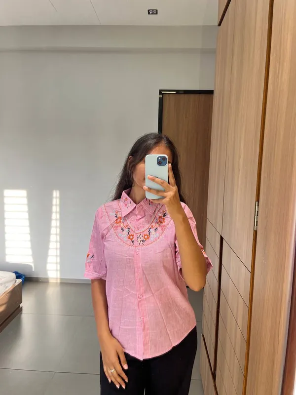 Pink_Cotton_Embroidered_Shirt