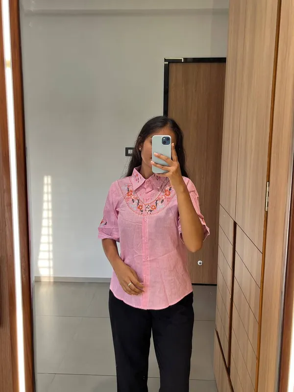 Pink_Cotton_Embroidered_Shirt