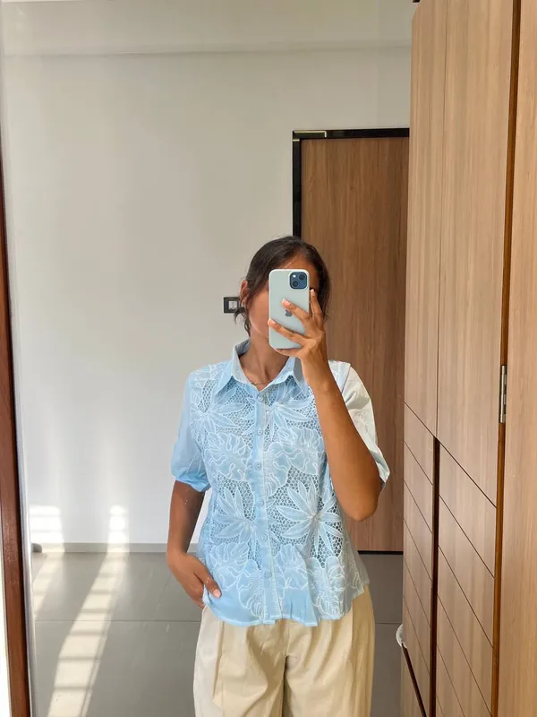 SkyBlue_cutwork_embroidered_shirt