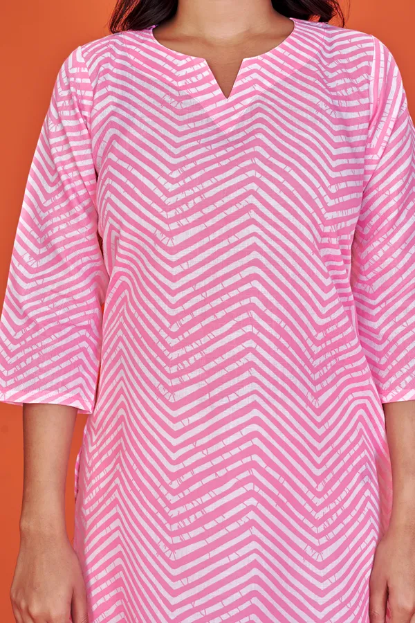 Pink_Cotton_Blend_Tunic_for_Women