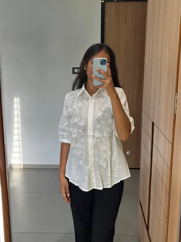 White_Floral_Embroidered_Shirt
