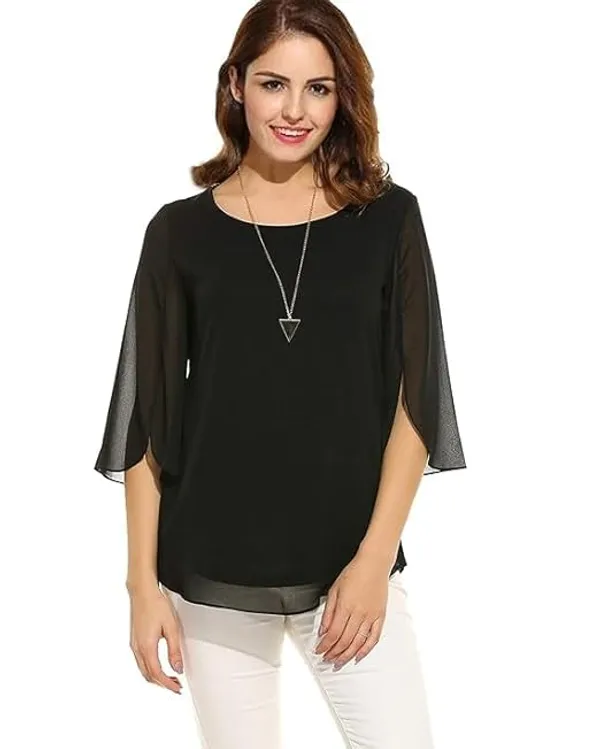 Women's_Black_Georgette_Top