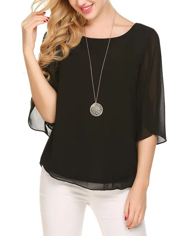Women's_Black_Georgette_Top