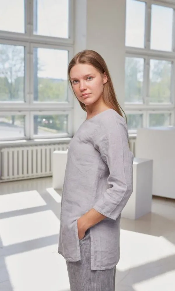 Women’s_Gray_Viscose_Rayon_Tunic_Top