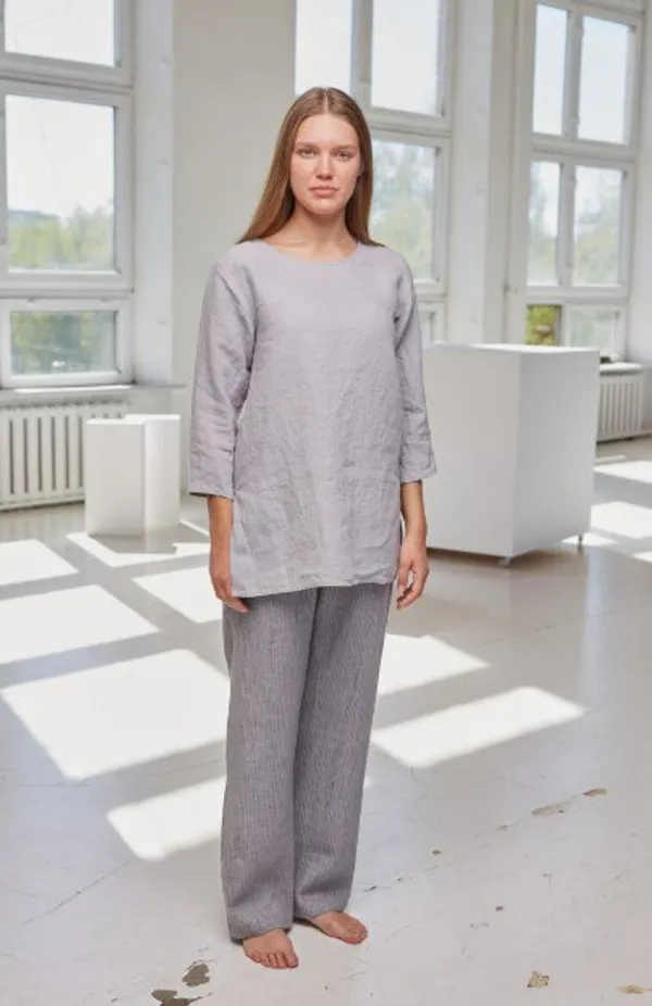 Women’s_Gray_Viscose_Rayon_Tunic_Top