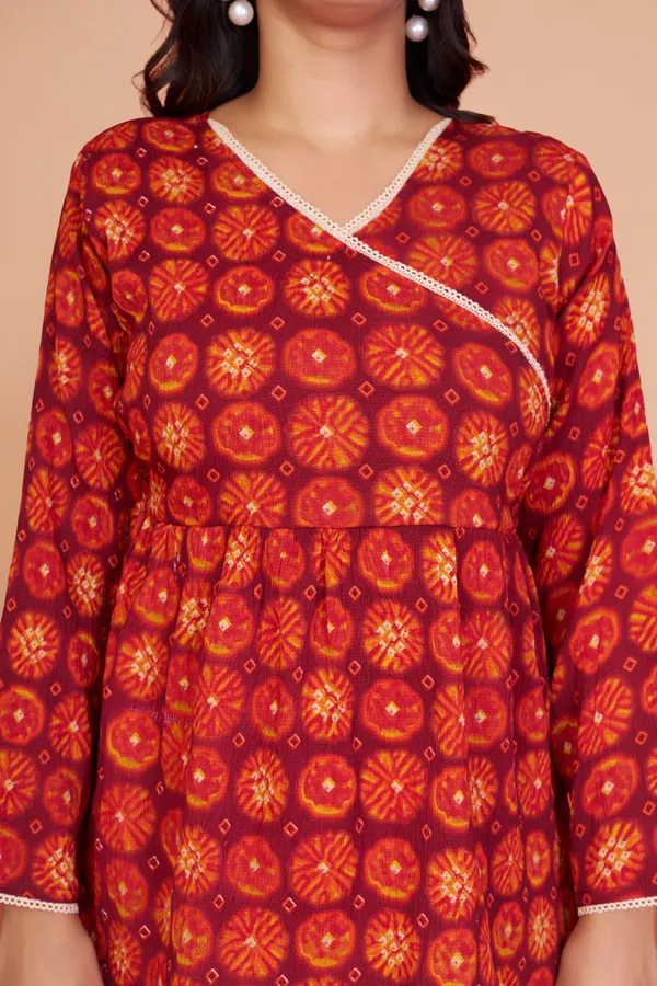 Printed_Tunic_with_V-Neck_for_Women