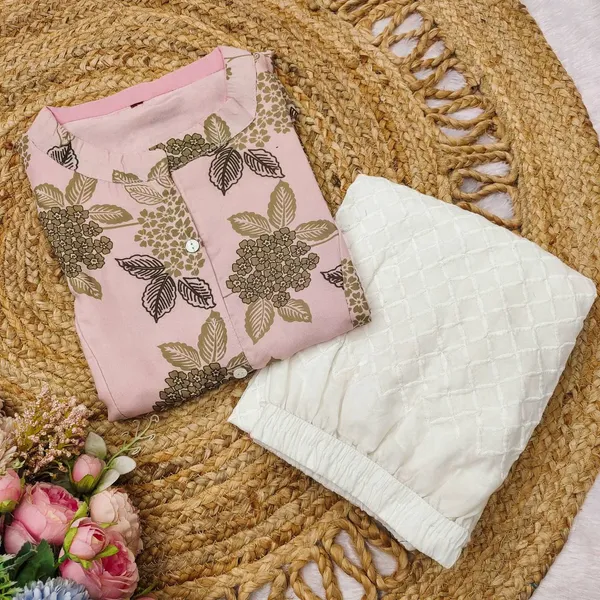 greenPrinted_Sleeveless_Cotton_Kurta_with_Palazzo_Set