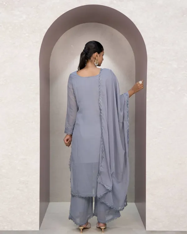 Grey_Embroidered_Kurta_Palazoo_with_Dupatta