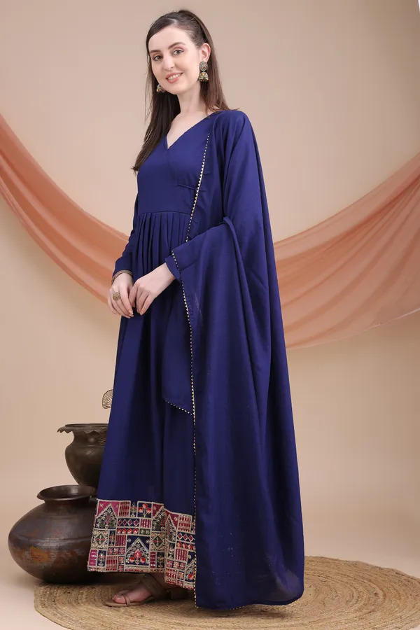 Navy_Blue_anarkali_kurta_with_dupatta_suit
