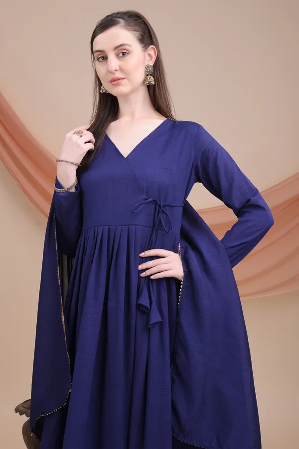 Navy_Blue_anarkali_kurta_with_dupatta_suit
