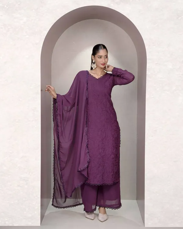Purple_Embroidered_Kurta_Palazoo_with_Dupatta
