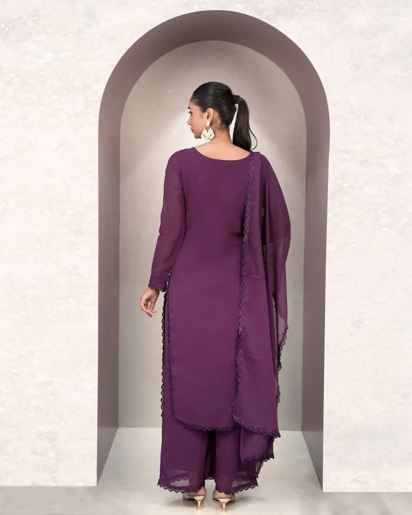 Purple_Embroidered_Kurta_Palazoo_with_Dupatta