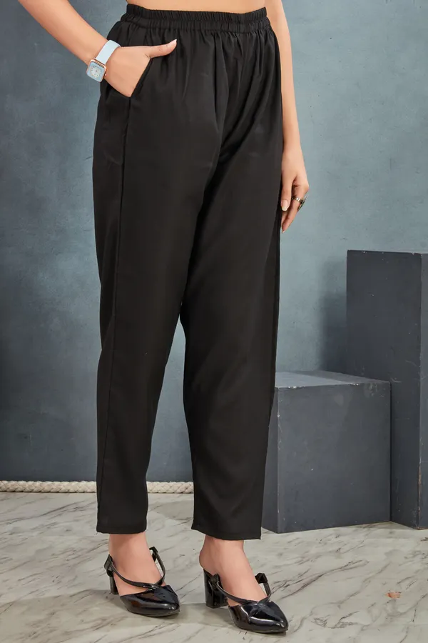 Black_Ajrakh_Kurta_Pant_With_Dupatta_Suit