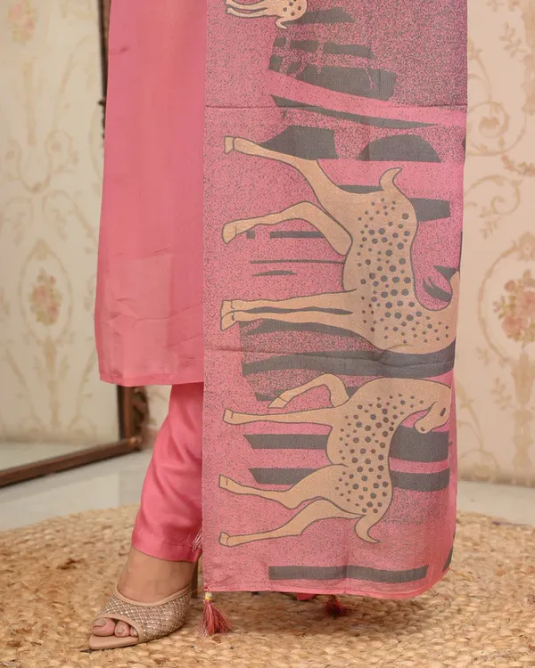 Pink_Printed_Kurta_With_Dupatta_Set