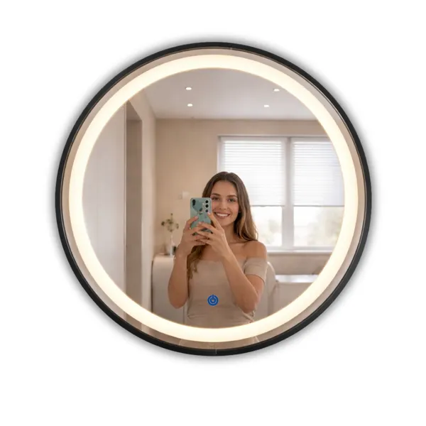 24_X_24_Inch_|_The_Deqor_Essential_Aluminium_Alloy_Frame_Wall_Mount_Triple_Light_Led_Bathroom_Mirror_With_Touch_Sensor_Round_Shape_|_AML2424A1