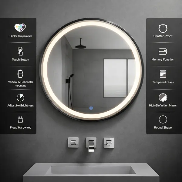 24_X_24_Inch_|_The_Deqor_Essential_Aluminium_Alloy_Frame_Wall_Mount_Triple_Light_Led_Bathroom_Mirror_With_Touch_Sensor_Round_Shape_|_AML2424A1