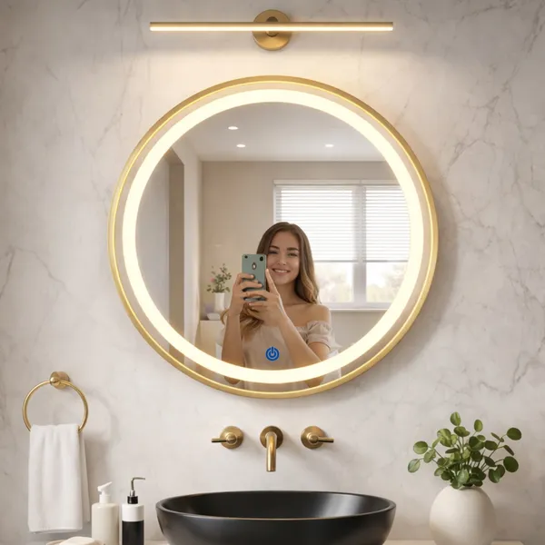 24_X_24_Inch_|_The_Deqor_Essential_Aluminium_Alloy_Frame_Wall_Mount_Triple_Light_Led_Bathroom_Mirror_With_Touch_Sensor_Round_Shape_|_AML2424A2