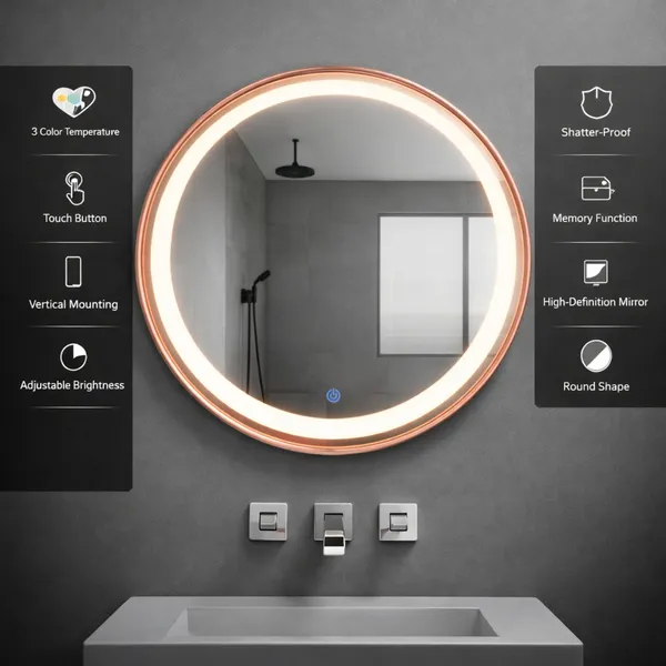 24_X_24_Inch_|_The_Deqor_Essential_Aluminium_Alloy_Frame_Wall_Mount_Triple_Light_Led_Bathroom_Mirror_With_Touch_Sensor_Round_Shape_|_AML2424A3