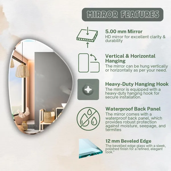 15_X_21_Inch_|_The_Deqor_Frameless_Pebble_Mirror_For_Wall/_Beveled_Glass_With_Smooth_Edges/Mirror_For_Bathroom/Bedroom/Living_Room/Entryway/Dressing_Room/Unframed_Decorative_Mirror_|_BM1521A5
