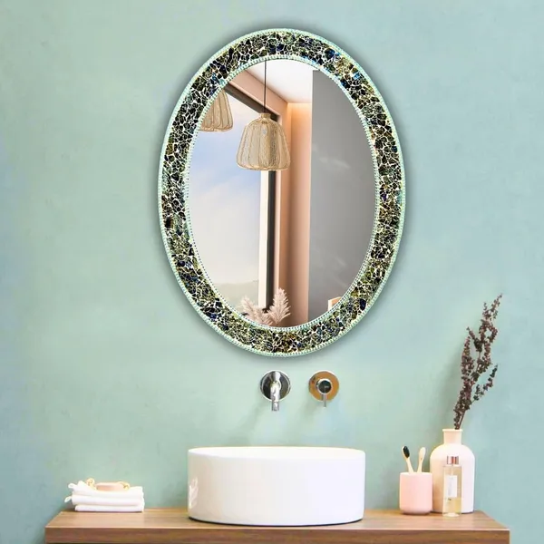 18_X_24_Inch_|_The_Deqor_Frameless_Oval_Mirror_For_Wall/_Crackle_Glass_With_Smooth_Edges/Mirror_For_Bathroom/Bedroom/Living_Room/Entryway/Dressing_Room/Antique_Decorative_Mirror_|_CG1824A2