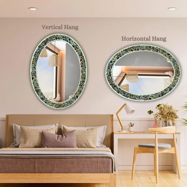 18_X_24_Inch_|_The_Deqor_Frameless_Oval_Mirror_For_Wall/_Crackle_Glass_With_Smooth_Edges/Mirror_For_Bathroom/Bedroom/Living_Room/Entryway/Dressing_Room/Antique_Decorative_Mirror_|_CG1824A2