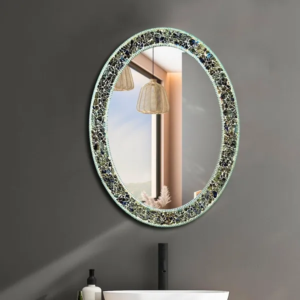 18_X_24_Inch_|_The_Deqor_Frameless_Oval_Mirror_For_Wall/_Crackle_Glass_With_Smooth_Edges/Mirror_For_Bathroom/Bedroom/Living_Room/Entryway/Dressing_Room/Antique_Decorative_Mirror_|_CG1824A2