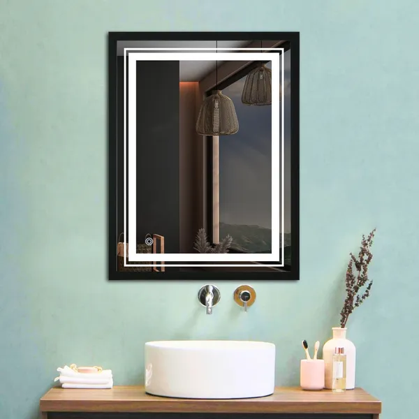 18_X_24_Inch_|_The_Deqor_Essential_Black_Framed_Wall_Mount_Triple_Light_Led_Bathroom_Mirror_Touch_Sensor_Rectangle_Shape_|_LEDFSL02