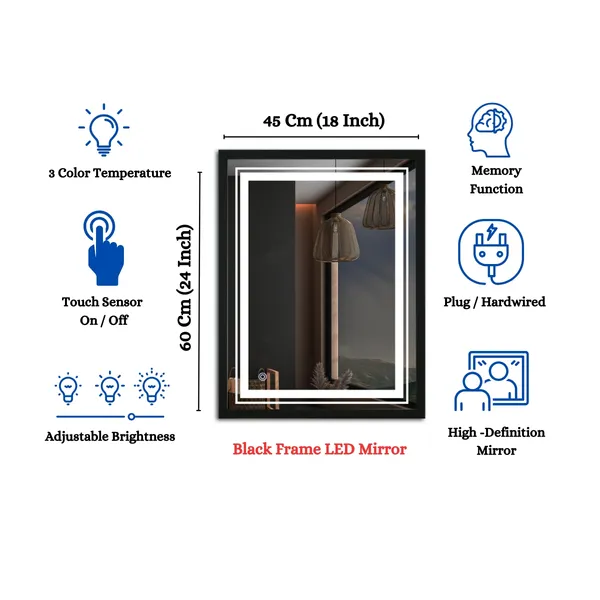18_X_24_Inch_|_The_Deqor_Essential_Black_Framed_Wall_Mount_Triple_Light_Led_Bathroom_Mirror_Touch_Sensor_Rectangle_Shape_|_LEDFSL02