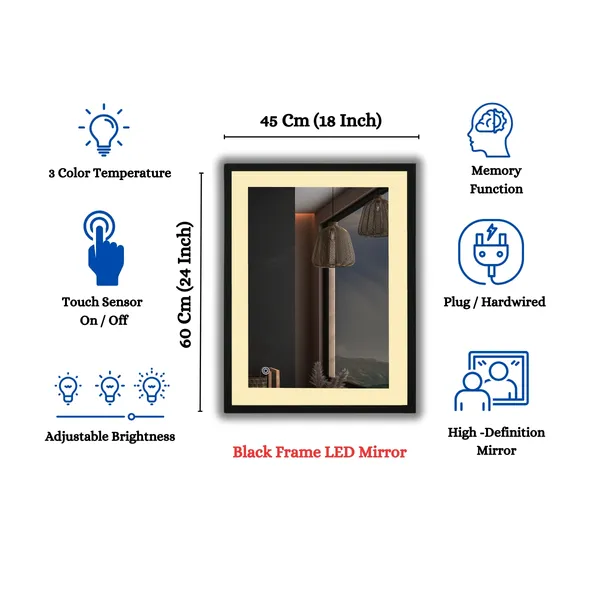 18_X_24_Inch_|_The_Deqor_Essential_Black_Framed_Wall_Mount_Triple_Light_Led_Bathroom_Mirror_Touch_Sensor_Rectangle_Shape_|_LEDFSB01