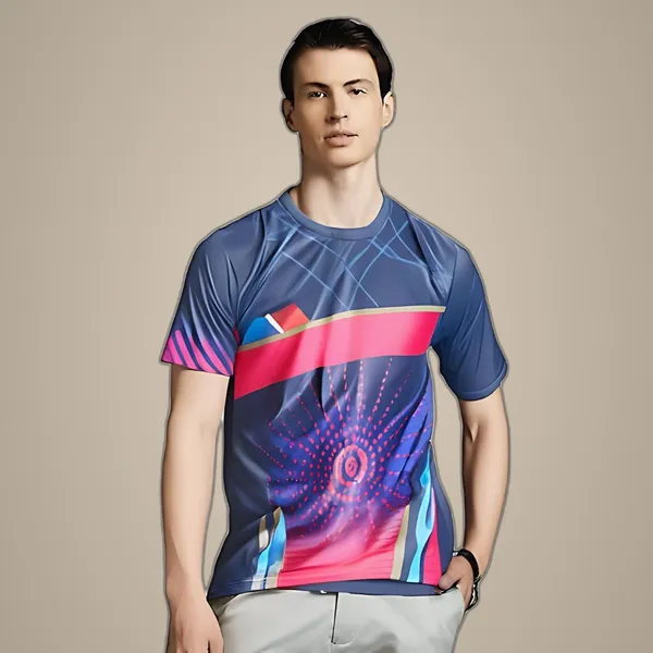 Blue_Polyester_Half_Sleeve_Round_Neck_Printed_Regular_T-Shirt_For_Men
