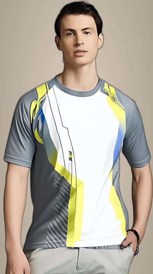 Grey_Polyester_Half_Sleeve_Round_Neck_Printed_Regular_T-Shirt_For_Men