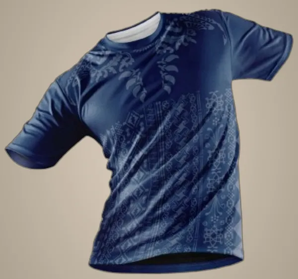 Blue_Polyester_Half_Sleeve_Round_Neck_Printed_Regular_T-Shirt_For_Men
