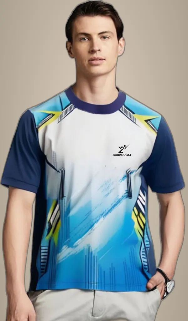 Multicolor_Polyester_Half_Sleeve_Round_Neck_Printed_Regular_T-Shirt_For_Men