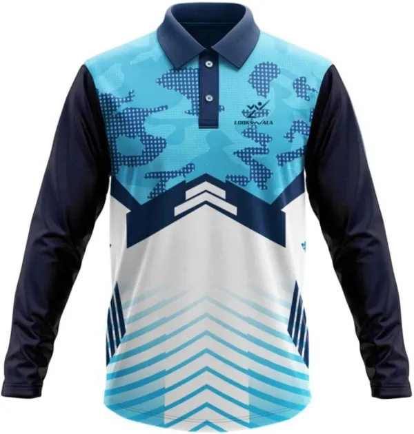 Blue_Polyester_Full_Sleeve_Polo_Neck_Printed_Regular_T-Shirt_For_Men