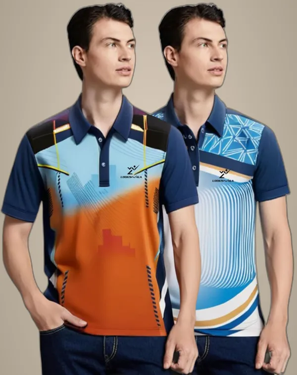 Pack_Of_2_Multicolor_Polyester_Full_Sleeve_Polo_Neck_Printed_Regular_T-Shirt_For_Men