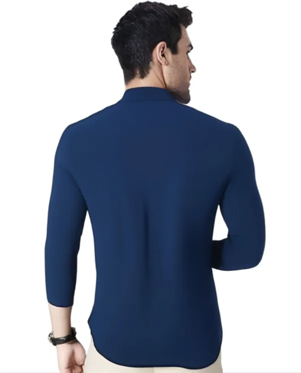 Blue_Polyester_Full_Sleeve_Polo_Neck_Printed_Regular_T-Shirt_For_Men