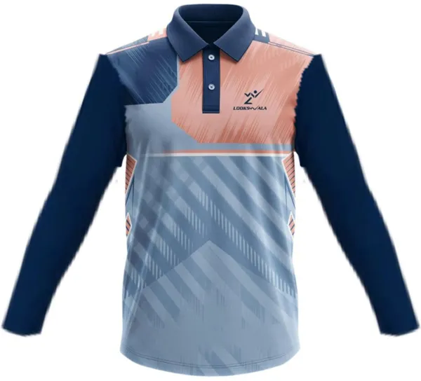 Blue_Polyester_Full_Sleeve_Polo_Neck_Printed_Regular_T-Shirt_For_Men