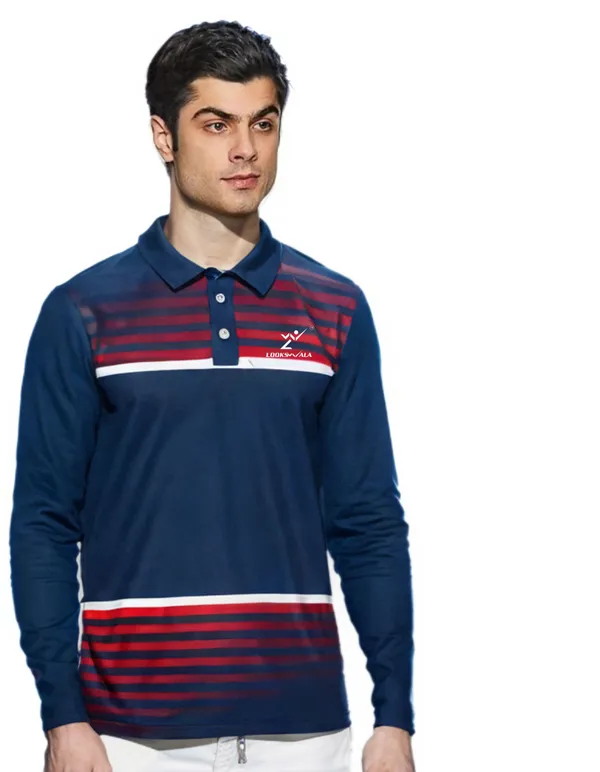 Multicolor_Polyester_Full_Sleeve_Polo_Neck_Printed_Regular_T-Shirt_For_Men