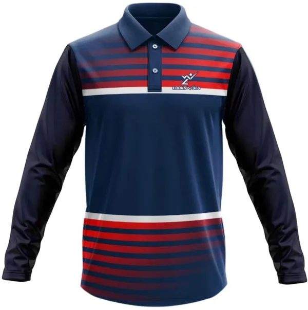 Multicolor_Polyester_Full_Sleeve_Polo_Neck_Printed_Regular_T-Shirt_For_Men