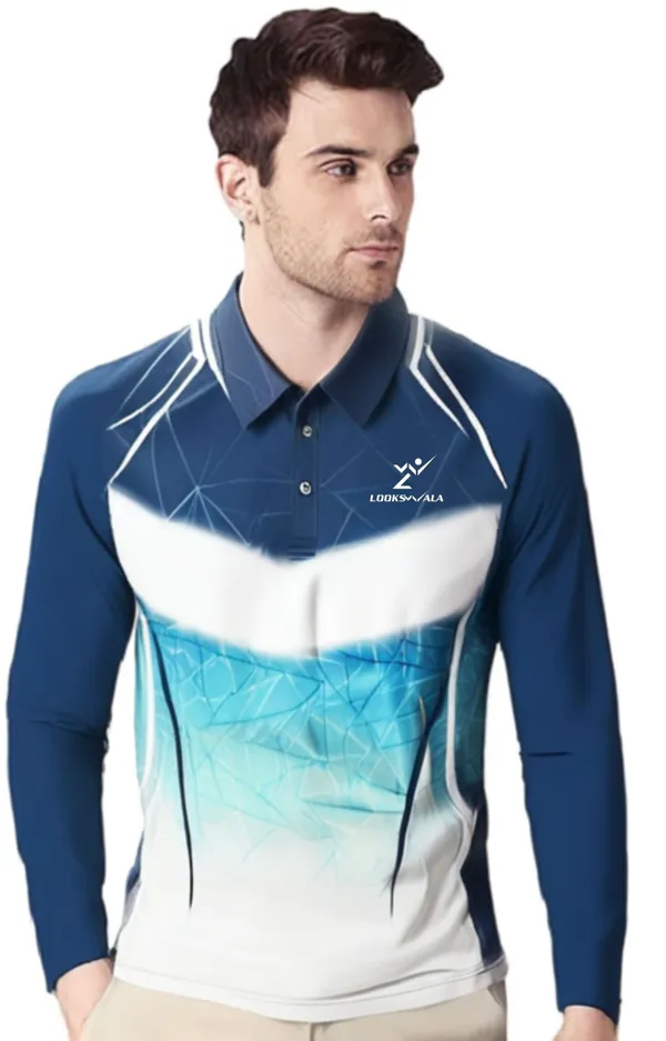 Multicolor_Polyester_Full_Sleeve_Polo_Neck_Printed_Regular_T-Shirt_For_Men